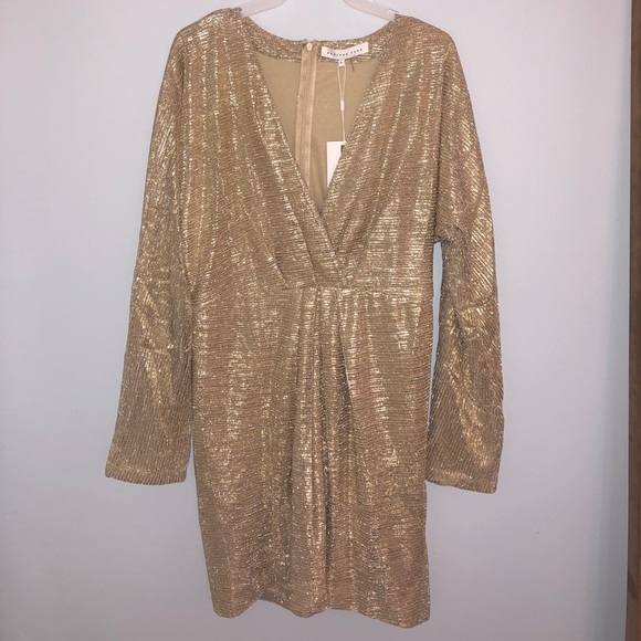 Endless Rose Dresses & Skirts - Revolve Endless Rose- Gold Metallic Dress